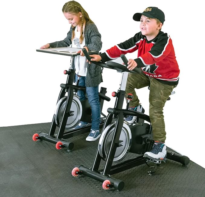Kids Indoor Exercise Bike | Kid Spin Bike | Perfect for Home or Classroom | Quiet Drivetrain to Minimize Distraction