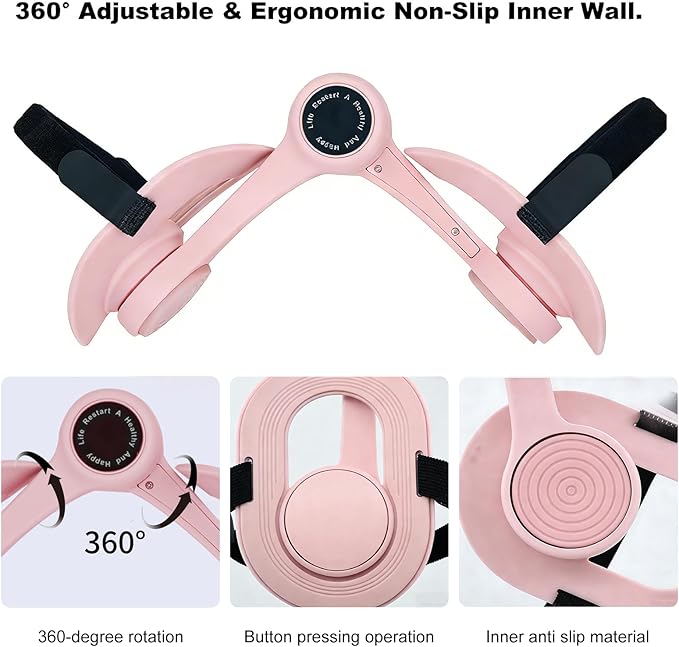 2 Pcs Thigh Master Suit, Pelvic Floor Exercise Devices, Pelvic Floor Trainer Woman,Upgraded Anti-Slip Strip for Exercising The Thighs