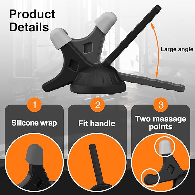 Psoas Release Tool-Hip Hook Psoas Muscle Release Tool Fully Adjustable for Iliacus,Waist Pain Sciatica,Back&Posture Relief,Hip Flexor Release Tool and Trigger Point Massage Tool [Patent Pending]
