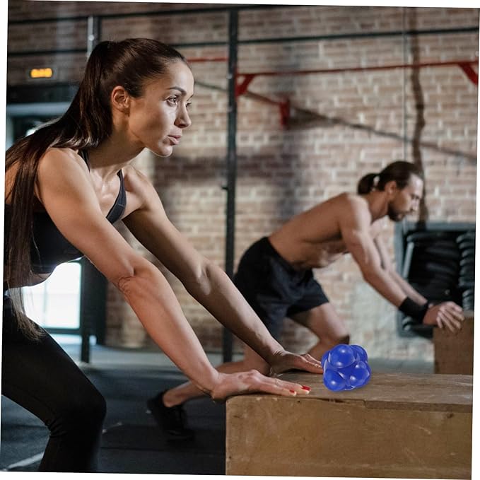 POPETPOP Hexagonal Reaction Ball Agile Training Equipment for Goalkeeper Reflex Speed Enhancement Fitness Agility Ball for Home Sports and Coordination Practice
