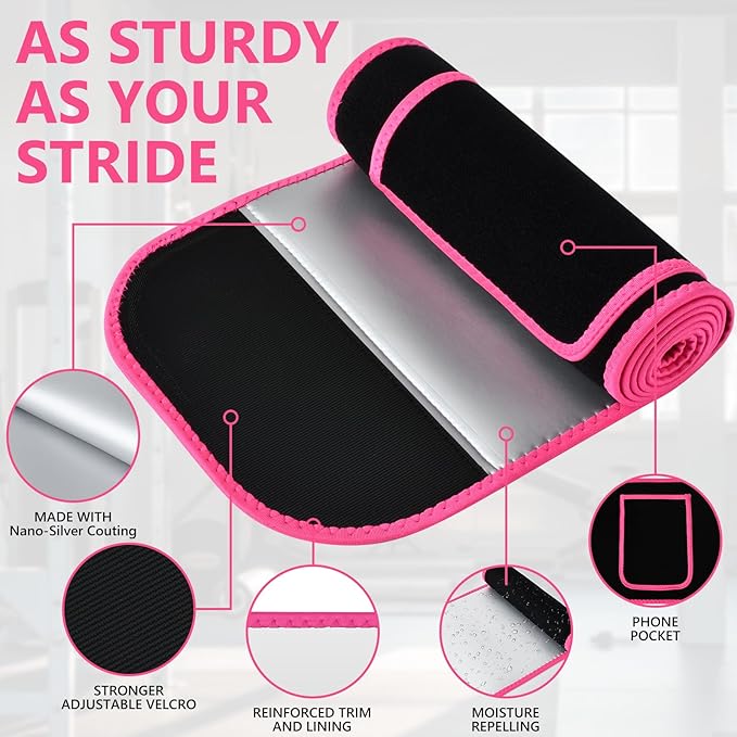 MORECOO Waist Trainer for Women/Men, Sculpt Touch Sweat Band for Stomach, Waist Trimmer for Women Workouts &Speed Belly Sweat