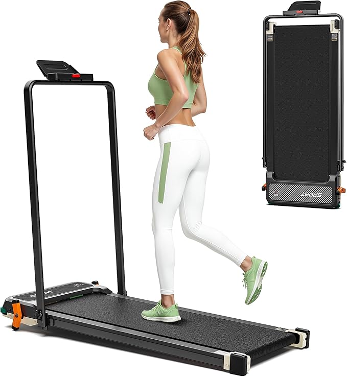 AKLUER Walking Pad with Incline - Dual-Sided 2 in 1 Under Desk Treadmill with Shiatsu Foot Massager, 330LBs Walking Pad Treadmills for Home and Office, LED Display and Remote Control