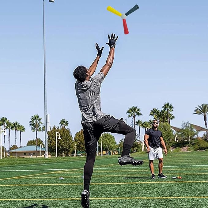 Reaction Training Stick - Tri-Color Speed Trainer, Comfortable Throwing Stick | Reaction Catch Trainer, High-Flexibility Sports Reaction Trainer, Three-Color Athletic Reaction Device for Sport