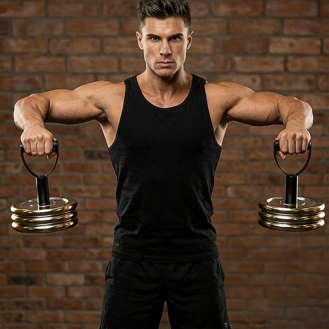 Adjustable Kettlebell Converter, Dumbbell Gripper Accessory, Heavy-Duty Plate Lifting Tool for Home Gym, Portable Strength Training Equipment with Easy Use, Exercise Gear with Modern Design