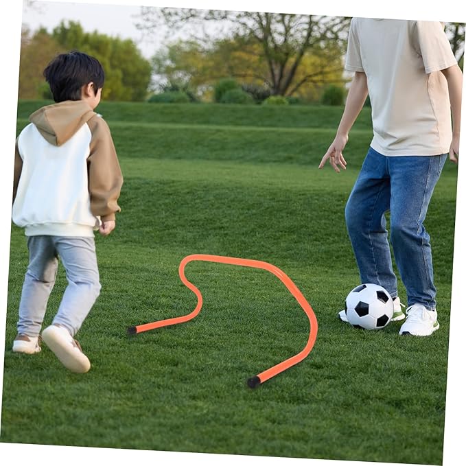 2pcs Agility Training Hurdles Lightweight Plastic Equipment for Boys and Girls Soccer Football and Athletic Drills Speed Coordination and Balance Height