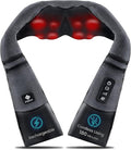 Etekcity FSA Eligible Cordless Neck Massager with Heat for Pain Relief Deep Tissue, FSA Wearables, Rechargeable Shiatsu Back Shoulder Massage Tool, Best Gift for Mother, Father, HSA Items