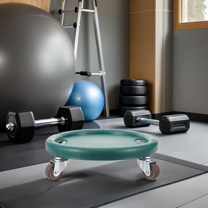 FAVOMOTO Ab Roller Wheel Four-wheel Abdominal Exercise Roller with Silent Glide Core Strength Training Fitness Ab Board for Home Workout and Gym Use