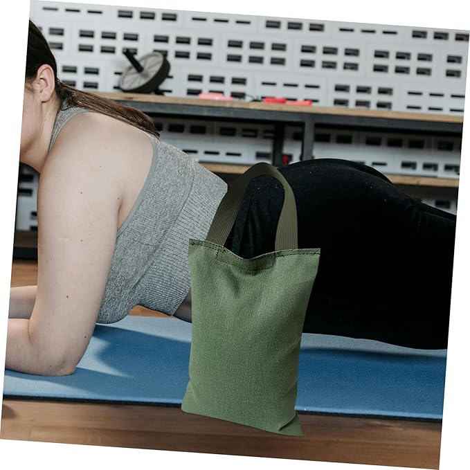 2Kg Weighted Sandbag with Handle for Yoga Exercise Equipment for Strength Training Balance and Muscle Enhancement for Home Workouts