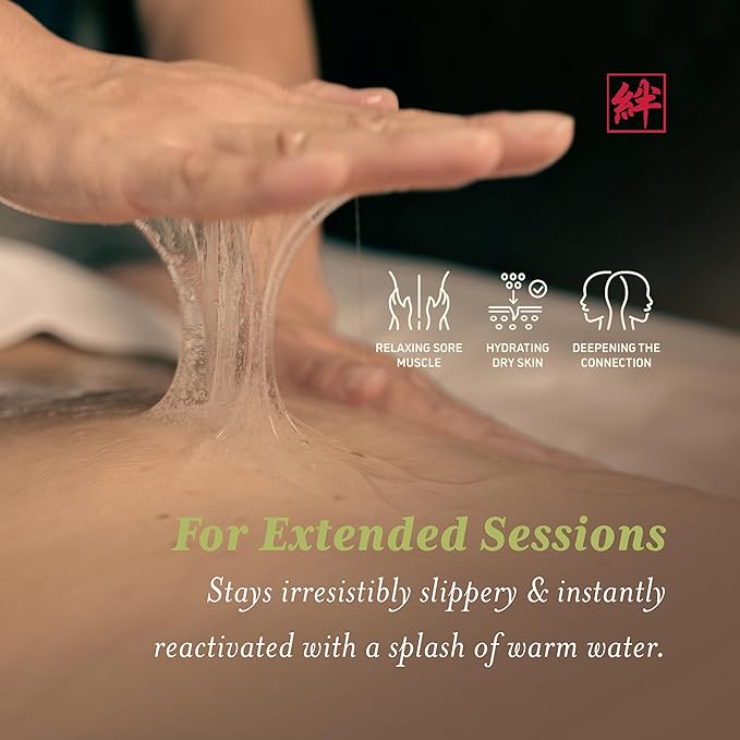 XESSO Nuru Massage Therapy Gel 33.8 Fl Oz, Waterbased Concentrate for Full-Body Massage, Unscented Non-Staining for Sore Muscles & Dry Skin, Seaweed & Grape Seed Extract Enriched, Made in USA