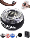 Wrist Ball Exerciser, Torque Ball Hand Exerciser, Gyro Ball Wrist Exerciser, Auto-Start Gyroscopic Forearmexerciser with LED Lights,Wrist Trainer for Stronger Arm Fingers Wristbones and Muscle