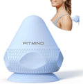 Mountable Self-Massage Ball Handfree with Suction Cup,Deep Tissue Back Sore Muscle Knot Massager,Myofascial Release,Manual Massage Balls, Foot Plantar Fasciitis, Back Stress Relief- Blue