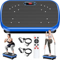 Vibration Plate Exercise Machine Weight Loss, Whole Body Vibration Plate for Lymphatic Drainage, 180 Adjustable Speeds Vibrating Plate Fitness Platform for Women Men