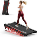 Jogwell Walking Pad Treadmill with 20%/15%/12% Auto Incline, 350lbs Capacity Treadmills for Home Office Under 35dB, Spacious Running Area, Vertical Storage, 3/3.5HP Brushless