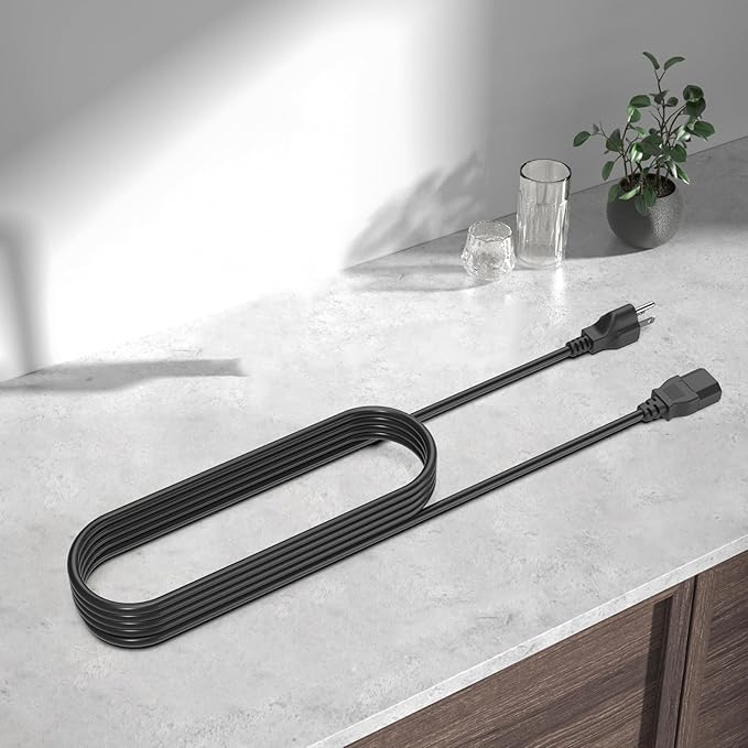 6ft UL AC Power Cord Cable for Powerfit Elite PFE-1912-S Vibration Platform Plate Deluxe Exercise Machines