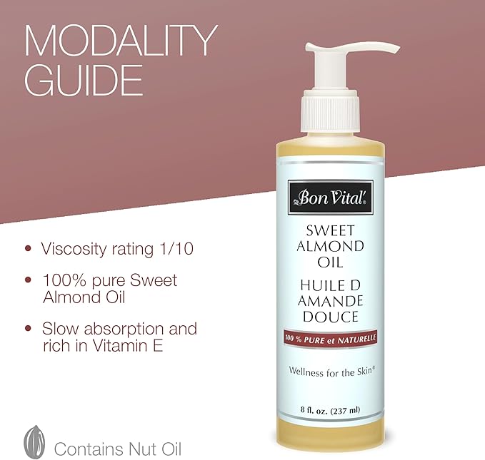 BONVITAL Sweet Almond Oil 8OZ BTL