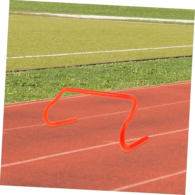 Stable Orange Training Hurdles for Football Agility and Speed Improvement Outdoor Ladder Rack for Athletes Practical Strength and Jumping Exercise Equipment