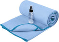 Heathyoga Hot Yoga Towel Non Slip, Microfiber Non Slip Yoga Mat Towel, Exclusive Corner Pockets Design, Dual-Grip, Sweat Absorbent, Perfect for Hot Yoga, Bikram, Pilates and Yoga Mats