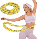 Soft Hula Hoop for Adults 3.3lb Weighted Hula Hoops for Women Weight Loss Pilates Equipment Infinity Hoop Soft Spring Weighted Hoop for Adults Women Beginners Kids Home Travel Gym