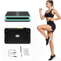 Vibration Plate Exercise Machine with Remote Control, 330 lbs Capacity 99 Speed Levels Vertical Vibration Platform for Full Body Workout, Green & Black