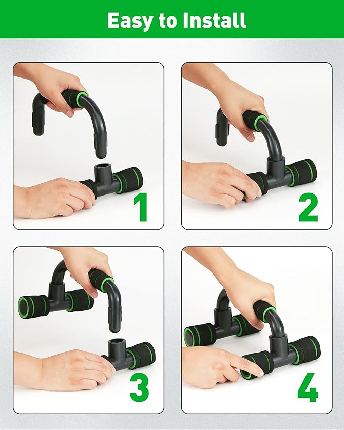 Push up Bar, Structure Portable for Home Fitness Training, Push Up Stands Handle for Floor Workouts, Suitable for Men and Women.