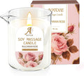 Warming Massage Candle 8.1 OZ for Relaxing and Skin Moisturizing, Massage Oil Candles Scented Candles for Couples, Romantic Gift Scented Candles for Home SPA