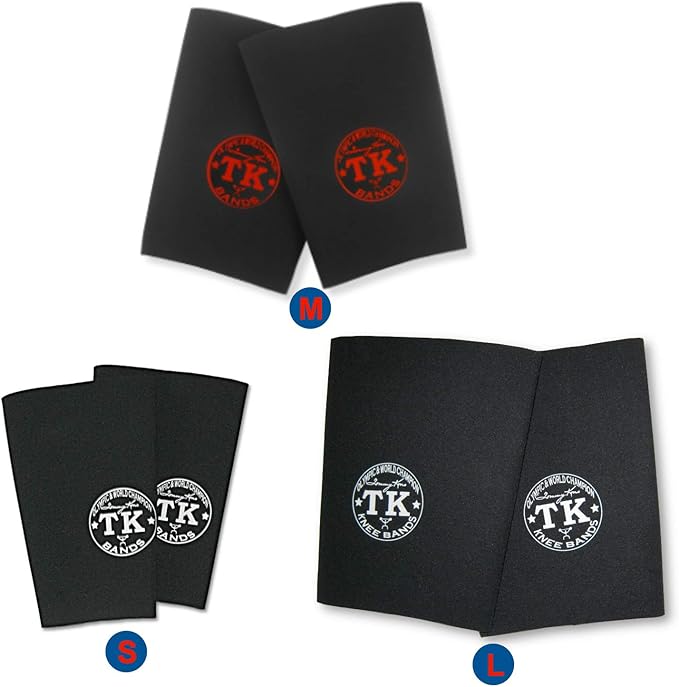 TK Knee Bands Knee Wraps Knee Supports - Medium size(1 Pair)