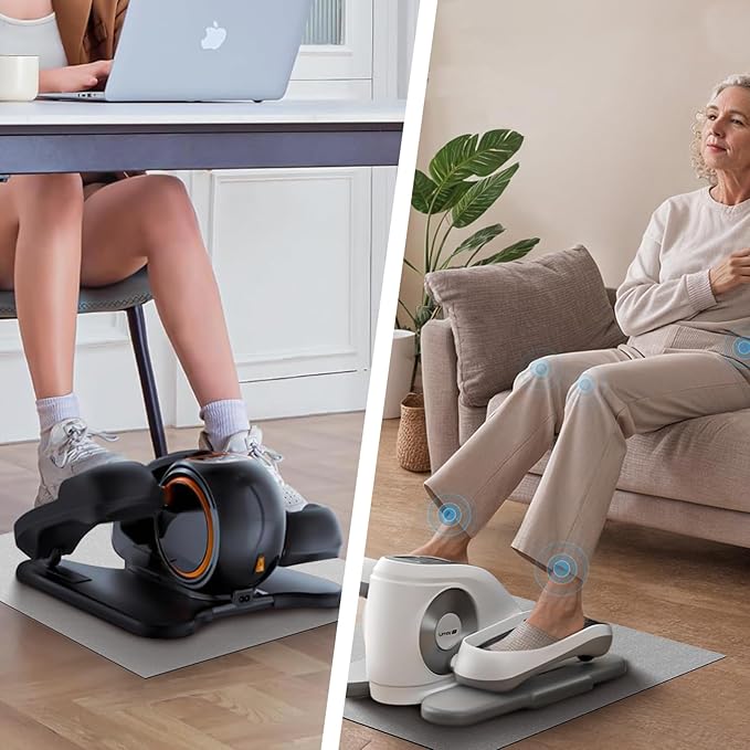 Non-Slip Elliptical Exercise Mat for Under Desk Elliptical Machines Non-Slip Mat for Under Desk Elliptical, Elliptical Mats for Seniors Home Sports Mats and Mini Elliptical Exercise Bikes