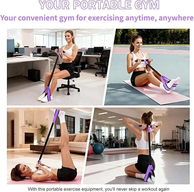 Multifunction Pedal Resistance Band with Handle,Tube/Petal/Foot/Full Body Resistance Bands with Handles,Multifunctional Foot Pedal Resistance Band,Leg Raise Straps.