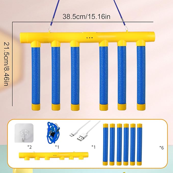 Reaction Training Toy – Hand Eye Coordination Reflex Game | Remote Controlled Falling Stick Challenge, Sensory Integration Speed Tester With Adjustable Levels, Skill Development Equipment For Kids Tee