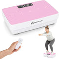 Goplus Vibration Plate Exercise Machine, Vibrating Platform for Lymphatic Drainage w/Remote, LED Display, Home Workout Full Body Shake Board for Weight Loss