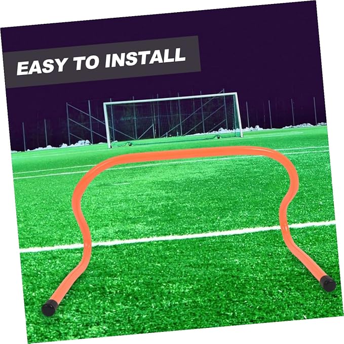 Cabilock 4pcs Agility Training Hurdles 15cm Plastic Speed Hurdles for Soccer Football Track Practice Sports Conditioning Equipment
