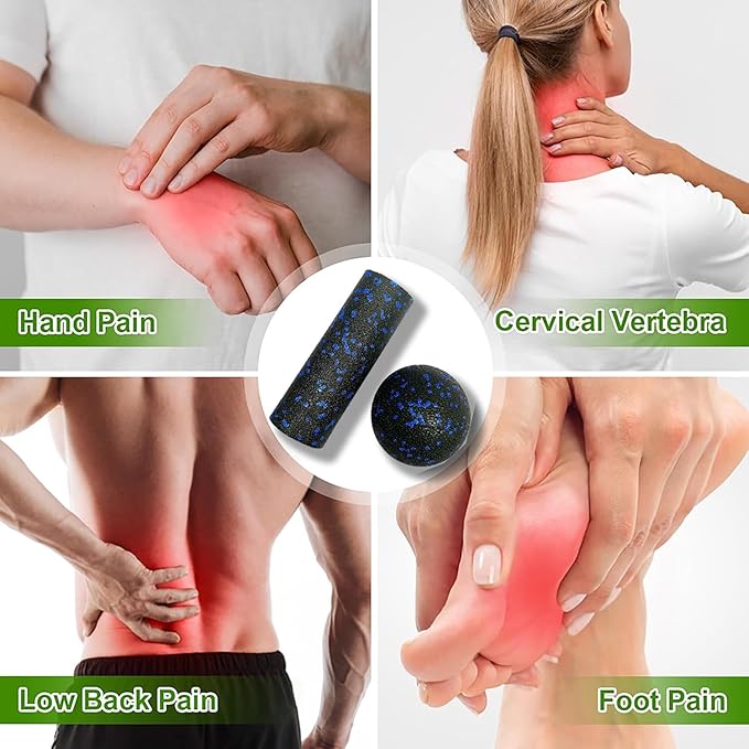 Extra Mini Foam Roller - High Density Massage Roller, Extra Small Yoga Roller for Physical Therapy, Myofascial Release, Deep Tissue & Muscle Recovery of Arms and Legs
