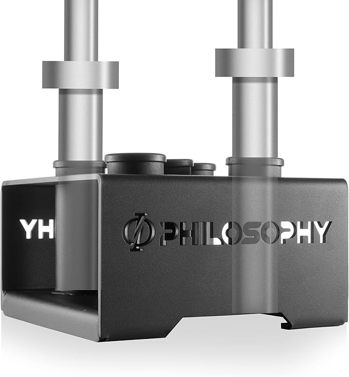 Philosophy Gym Vertical Barbell Holder - 5 Bar Storage Stand for 2" Olympic Bars
