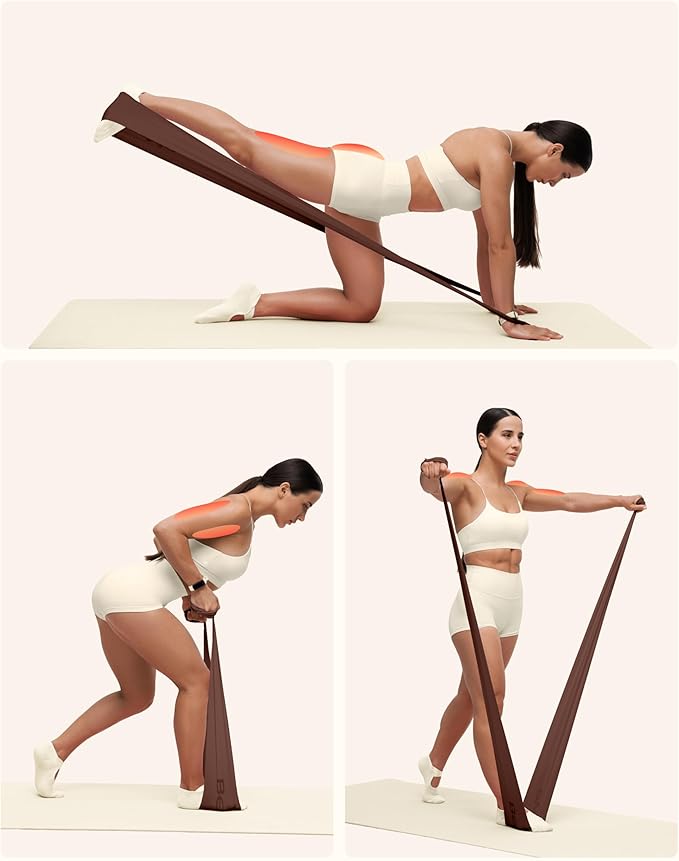 BetterMe Pilates Travel Kit – Pilates Loop Bands, Weight & Resistance Bands – Portable Pilates Kit for Women – Compact Home & Travel Workout Equipment Set