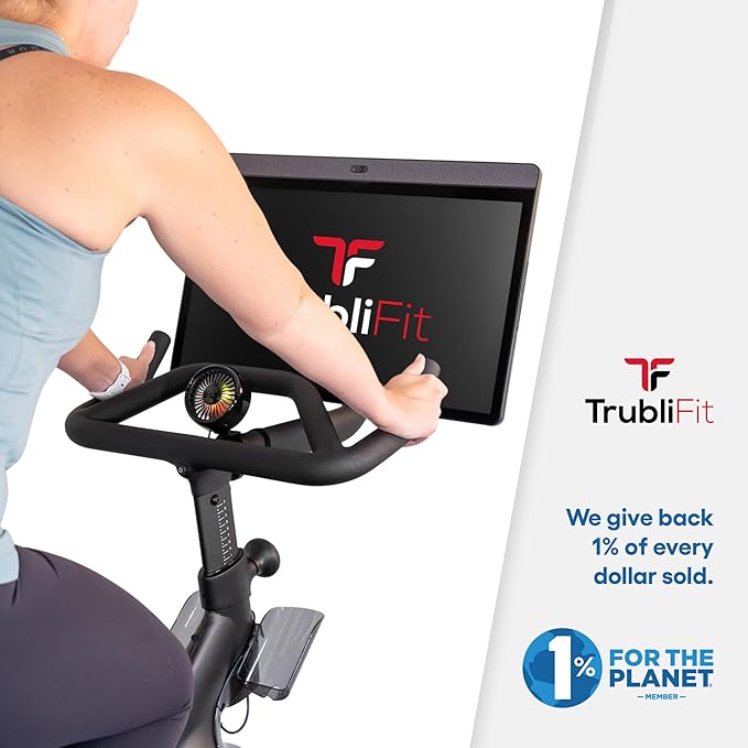 TrubliFit Fan for Peloton Bike & Peloton Treadmill - Accessories for Peloton - Fits Original Bike, Bike+ or Tread - No Batteries or Charging Required