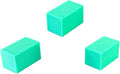 CanDo Hand Therapy Blocks - Green (Firm), Pack of 3 - Grip Strengthening Foam Hand Exercise Tools for Physical Therapy, Arthritis, Carpal Tunnel, Stress Relief, Anxiety