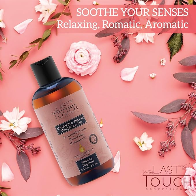 Sensual Massage Oil for Couples Sexual - Massage Oils for Date Night - Massage Oil for Massage Therapy - Aromatherapy Oil for Intimate Moments (Sensory)
