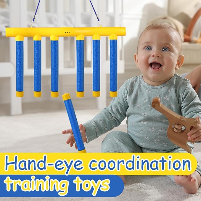 Reaction Training Toy – Hand Eye Coordination Reflex Game | Remote Controlled Falling Stick Challenge, Sensory Integration Speed Tester With Adjustable Levels, Skill Development Equipment For Kids Tee