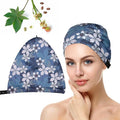 Castor Oil Pack Wrap Overnight Hair Wrap for Sleep Reusable Hair Cap Cover (Oil Not Included)