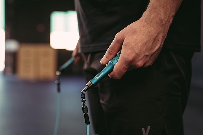 Velites - Earth 2.0 Jump Rope - Official CrossFit® Games Rope - Professional Aluminum Speed Rope for Double Unders, Fitness & Boxing - Includes 4mm Cable & Carrying Bag -