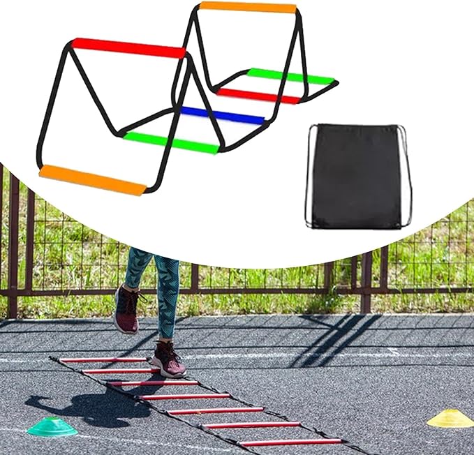 Portable Agility Ladder for Soccer and Volleyball Workout