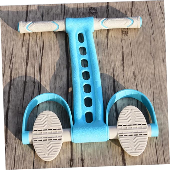 Home Fitness Pedal Resistance Trainer for Leg Workouts Portable Stretch Board for Men and Women for Ages Comfortable Handles for Easy Use