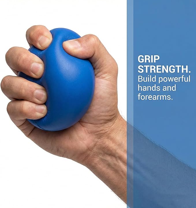 Hand Exercise Grip Ball, Finger Strengthener, Wrist and Hand Training Tool for Sports and Fitness
