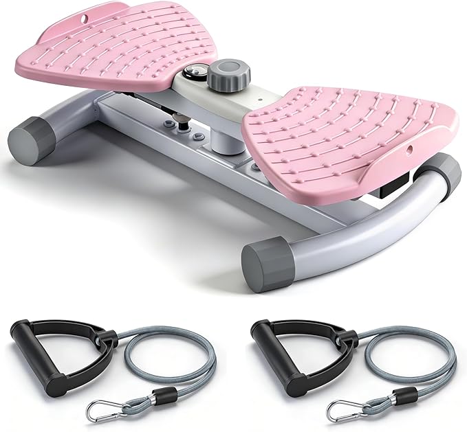 Reinforced Structure Waist Twister Machine Exercise, Ab Twist Board 440 lbs Weight Capacity for Slim Waist and Core, with Smart LED Digital Display Track Time, Reps, Calories for Women