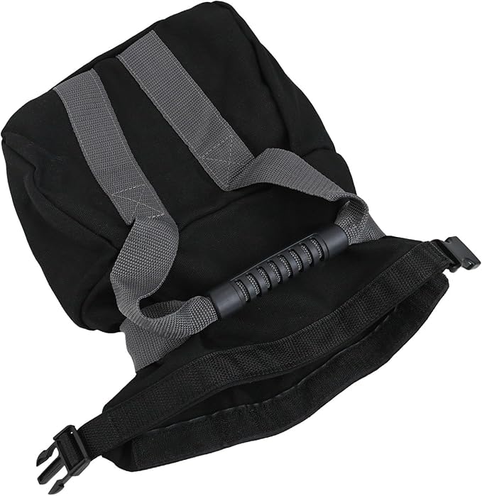 Adjustable Canvas Kettlebell Sandbag with Ergonomic Handle,for Fitness Strength Training Yoga Home Gym Workouts Supports 0-35 lb