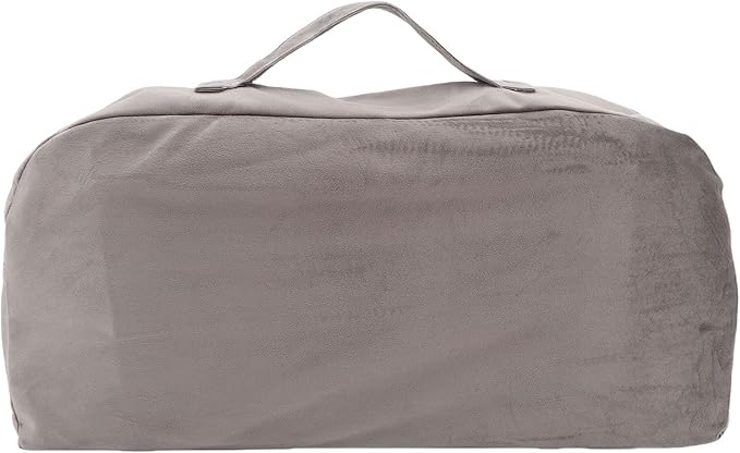Wooden Meditation Bench, Yoga Meditation Bench, Folding Bamboo Stool with Cushion, Prayer Chair, for Home Yoga Practice (Grey)
