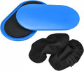 uxcell Exercise Core Sliders, Oval Glider Discs with Feet Covers, Dual Sided Usage in Home Gym for Full Body Workout