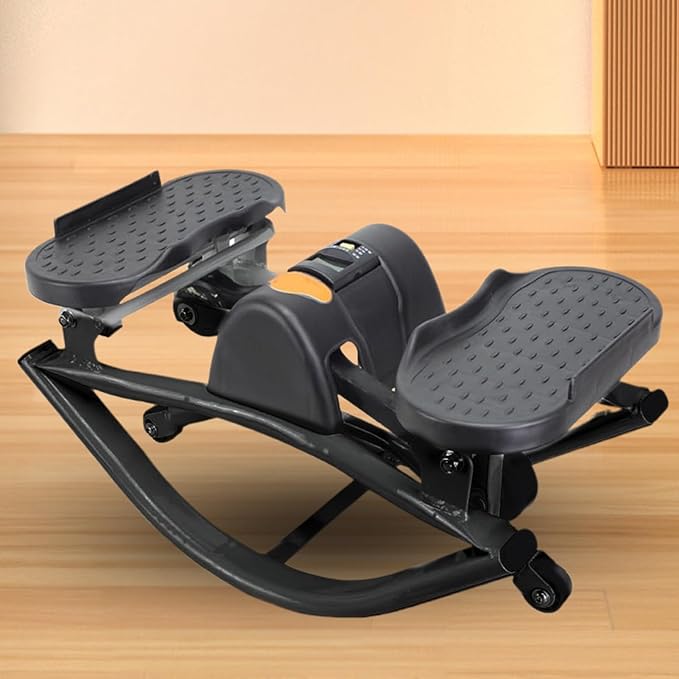 Rock Stepper, Rock Lateral Stepper Side to Side, Low Impacts Fitness Rocking Steppers Machine, Portable Compact Step Rocker Exercise Machine Home Workout Fitness, for Leg Core Glutes Training