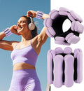 Wrist Ankle Weights for Women Men, Leg Arm Wrist Weights Bangles 1lb*2 2lb*2 Wearable Weights Pilates Weighted Bracelet for Strength Training Walking Swimming Yoga Physical Therapy