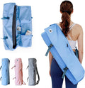 Tumaz Yoga Mat Bag | Padded Adjustable Shoulder Strap | Fits Up to 26" Mats | Multi-Pocket Storage for Essentials | Heavy-Duty G-Hook Closure | Lightweight & Durable for Yoga, Pilates & Fitness